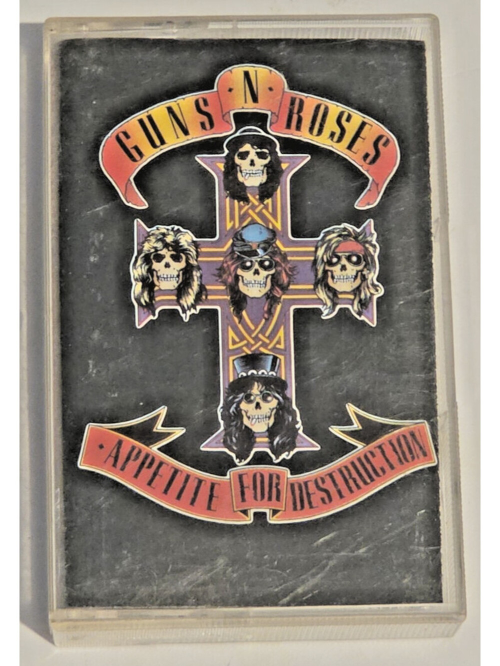 Guns N' Roses Appetite For Destruction 1987 Cassette Club Edition Banned Art